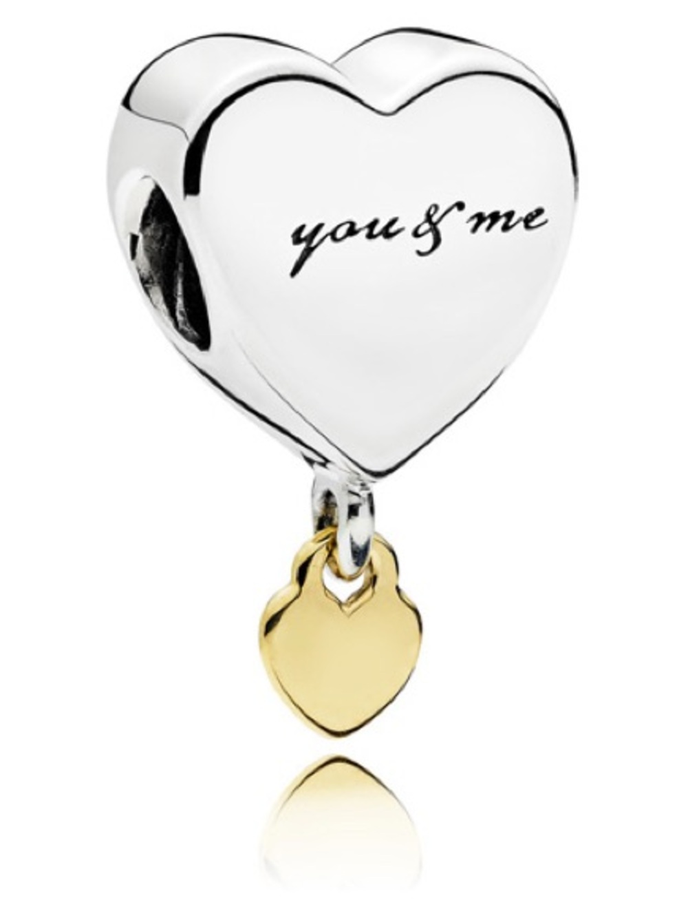 Pandora Two Hearts dangle charm